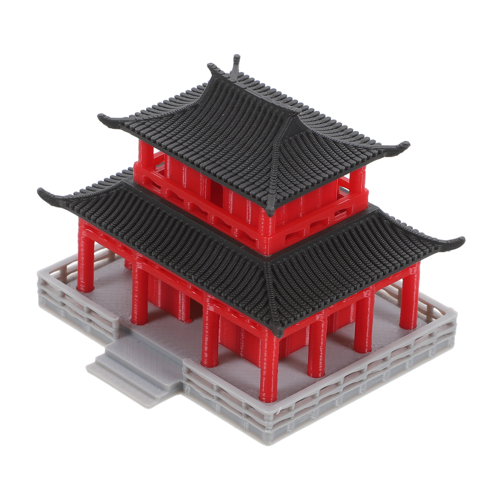 Aquarium & Marine Museum Kota Kinabalu - Mini Pabellón Pagoda, Arquitectura China Antigua,
