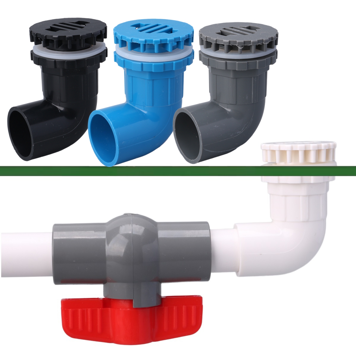 Marine Aquarium Overflow - Juntas de tubería de PVC de