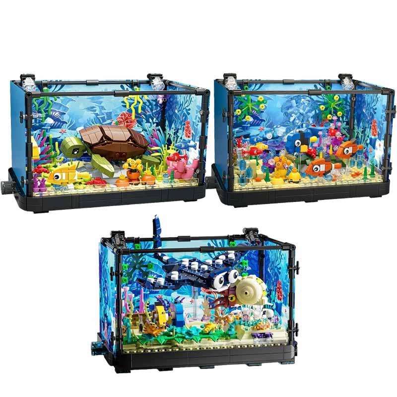 Aquarium Marine - Juego de bloques de construcción para
