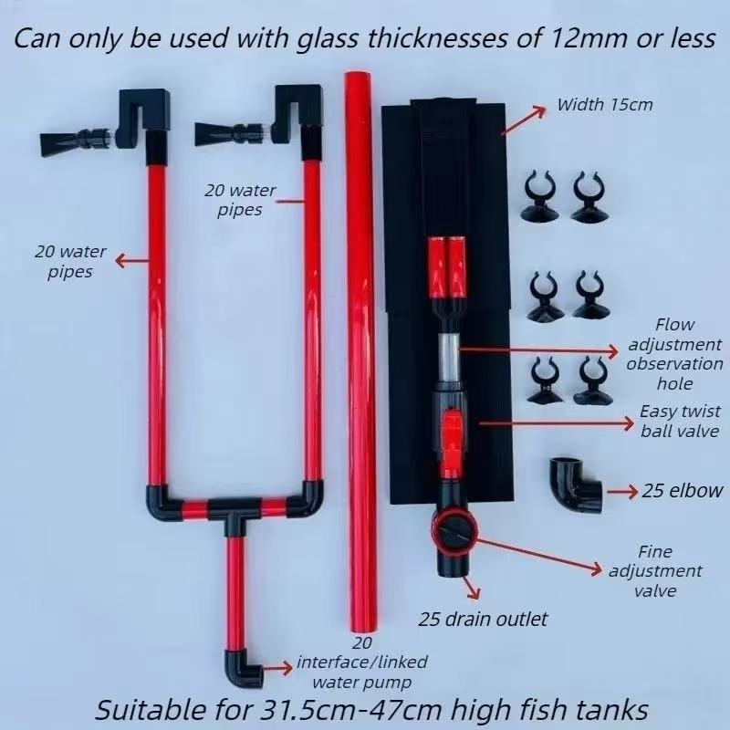 Filtro de Sifón para Acuario d - Marine Aquarium Overflow reseña y precio