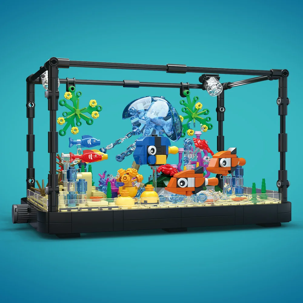 Juego de bloques de construcci - Aquarium Marine reseña y precio