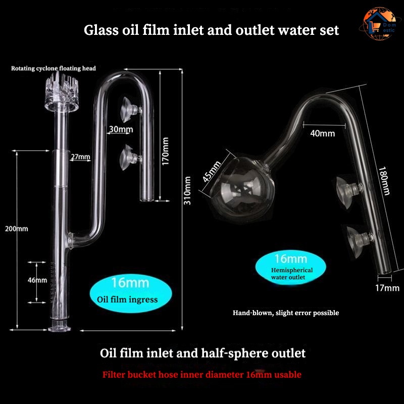 Tubería de vidrio Lily Pipe pa - Marine Aquarium Overflow reseña y precio